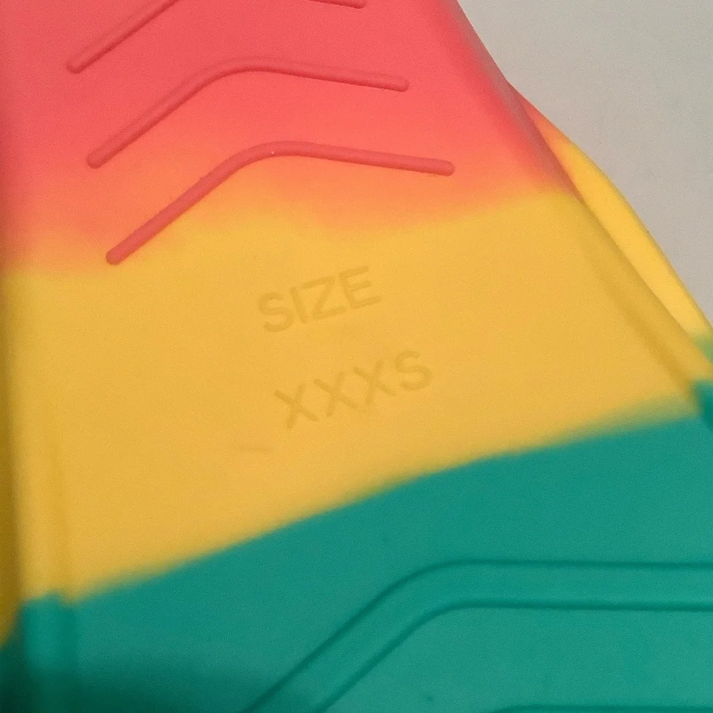 Colorful Swim Fins for kids size 8-11.5
